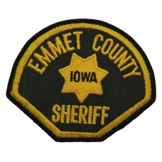 United States Emmet County Iowa Sheriff Cloth Patch Badge