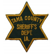 United States Tama County Sheriff's Dept. IA. Cloth Patch Badge