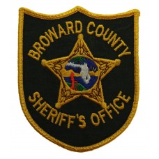 United States Broward County Sheriff's Office Cloth Patch Badge