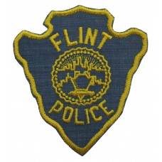 United States Flint Police Cloth Patch Badge