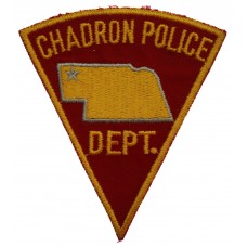 United States Chadron Dept. Cloth Patch Badge