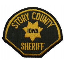 United States Story County Iowa Sheriff Cloth Patch Badge