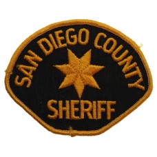 United States San Diego County Sheriff Cloth Patch Badge