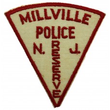 United States Millville Police Reserve N.J. Cloth Patch Badge