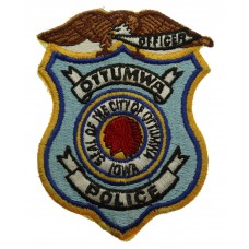 United States Ottumwa Police Officer Cloth Patch Badge