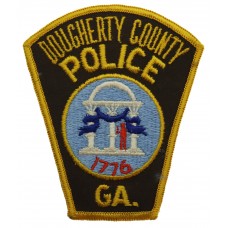 United States Dougherty County GA. Police Cloth Patch Badge