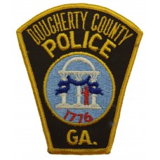 United States Dougherty County GA. Police Cloth Patch Badge