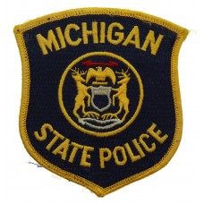 United States Michigan State Police Cloth Patch Badge