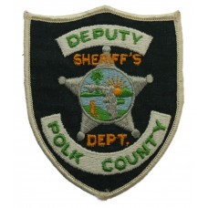 United States Polk County Deputy Sheriff's Dept. Cloth Patch Badge