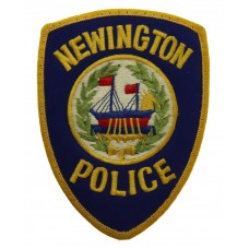 United States Newington Police Cloth Patch Badge