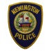 United States Newington Police Cloth Patch Badge