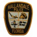 United States Hallandale Police Florida Cloth  Patch Badge