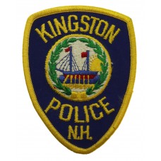 United States Kingston Police N.H. Cloth Patch Badge