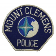 United States Mount Clemens Police Cloth Patch Badge