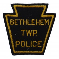 United States Bethlehem TWP Police Cloth Patch Badge