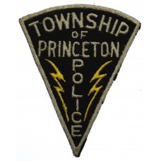 United States Township of Princeton Police Cloth Patch Badge