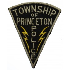United States Township of Princeton Police Cloth Patch Badge