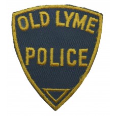 United States Old Lyme Police Cloth Patch Badge