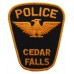 United States Cedar Falls Police Cloth Patch Badge