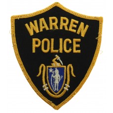 United States Warren Police Cloth Patch Badge
