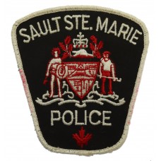 Canadian Sault Ste. Marie Police Cloth Patch Badge