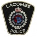 Canadian Lacombe Police Cloth Patch Badge