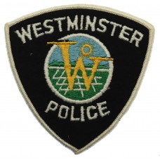 United States Westminster Police Cloth Patch Badge
