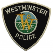 United States Westminster Police Cloth Patch Badge