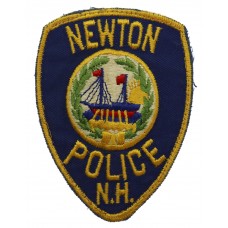 United States Newton Police N.H. Cloth Patch Badge