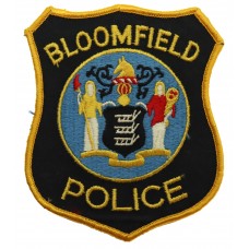 United States Bloomfield Police Cloth Patch Badge