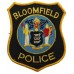 United States Bloomfield Police Cloth Patch Badge