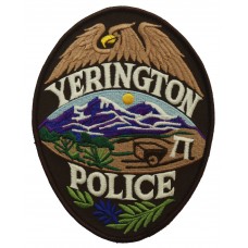 United States Yerington Police Cloth Patch Badge