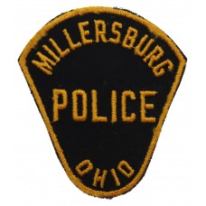 United States Millersburg Police Ohio Cloth Patch Badge