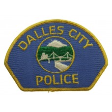 United States Dalles City Police Cloth Patch Badge