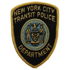 United States New York City Transit Police Department Cloth Patch Badge