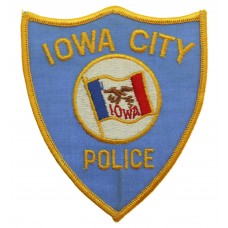 United States Iowa City Police Cloth Patch Badge