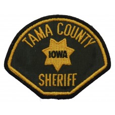 United States Tama County Iowa Sheriff Cloth Patch Badge