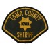 United States Tama County Iowa Sheriff Cloth Patch Badge
