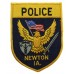 United States Newton I.A. Police Cloth Patch Badge