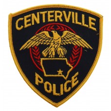 United States Centerville Police Cloth Patch Badge