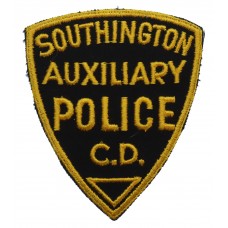 United States Southington Auxiliary Police C.D. Cloth Patch Badge