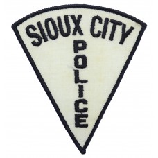 United States Sioux City Police Cloth Patch Badge