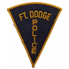 United States Ft. Dodge Police Cloth Patch Badge