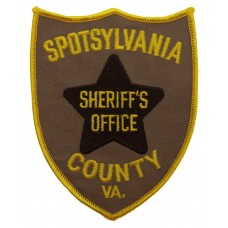 United States Spotsylvania County VA. Sheriff's Office Cloth Patch Badge