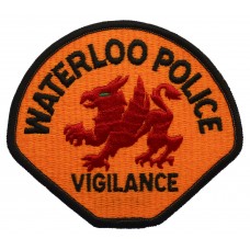 United States Waterloo Police Vigilance Cloth Patch Badge