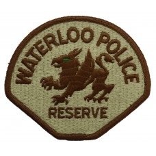 United States Waterloo Police Reserve Cloth Patch Badge