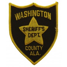 United States Washington County ALA. Sheriff's Dept. Cloth Patch Badge