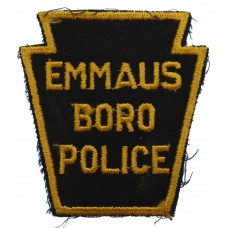 United States Emmaus Boro Police Cloth Patch Badge