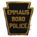 United States Emmaus Boro Police Cloth Patch Badge