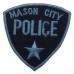 United States Mason City Police Cloth Patch Badge